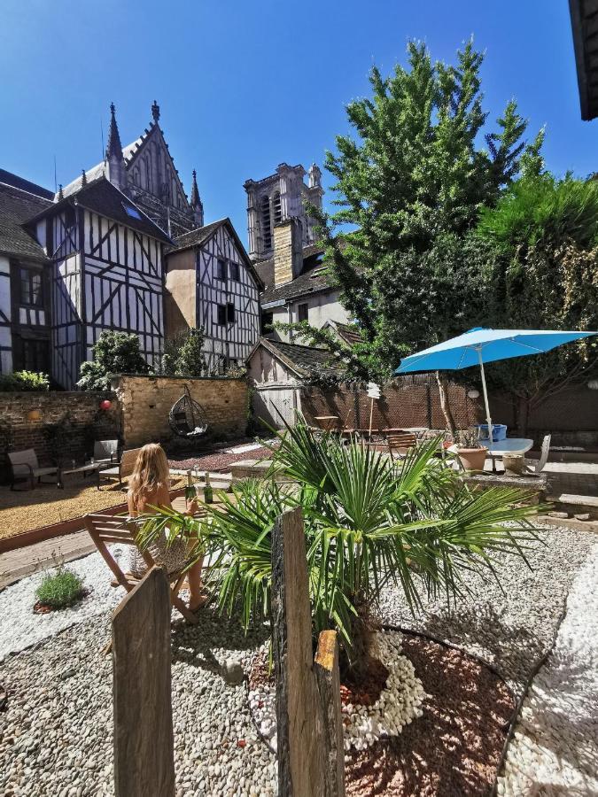 Le Papillon De La Cathedrale - Calme - Jardin - Wifi Apartment Troyes Luaran gambar